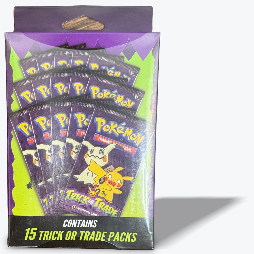 Pokemon Trick Or Trade Booster Pack Halloween TCG 15 Pack Sealed